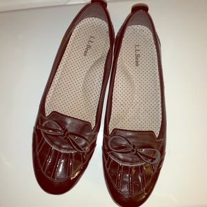 L.L. Bean Rain Flats in Black